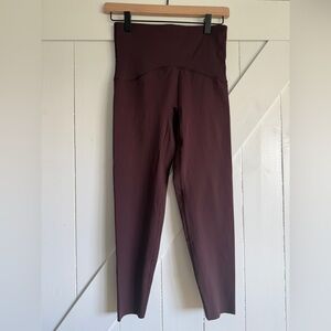 SPANX Booty Boost 7/8 Dark Purple/Plum Leggings Size Medium